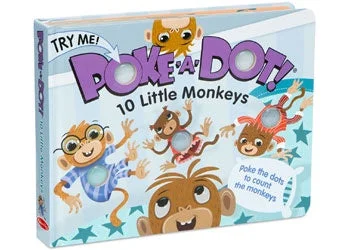 Enchanting children's books Poke-A-Dot - 10 Little Monkeys.