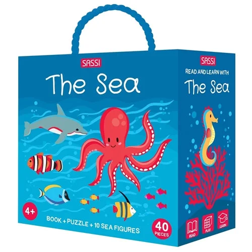 Entertaining children's chapter booksSassi 3D Puzzle and Book Set - The Sea