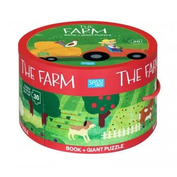Entertaining children's chapter booksSassi Book and Giant Puzzle - THE FARM