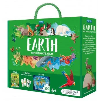 Instructive children's talesSassi The Ultimate Atlas and Puzzle Set - Earth