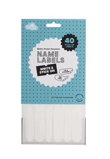 Entertaining children's chapter booksStick On Labels - White