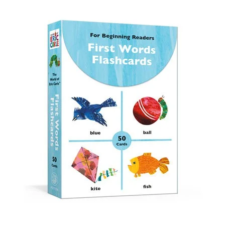Thought-provoking children's literature The World of Eric Carle First Words Flashcards by Eric Carle