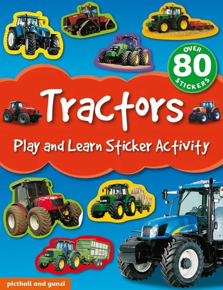 Instructive children's talesTractors Play and Learn Sticker Activity