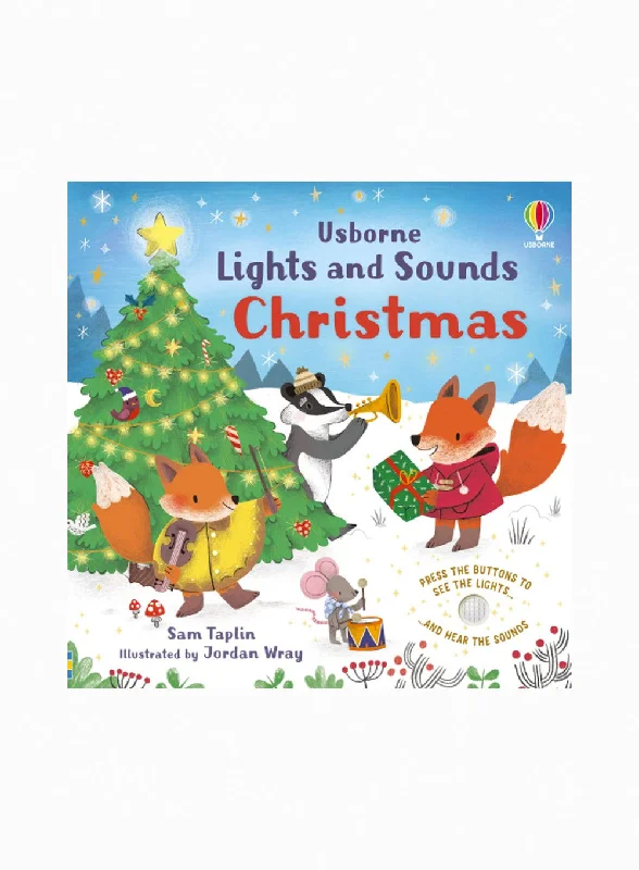 Thought-provoking children's literature Usborne Lights and Sounds Christmas