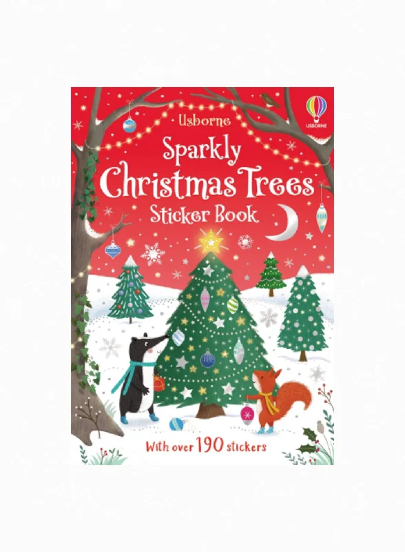 Entertaining tales for children Usborne's Sparkly Christmas Trees Sticker Book