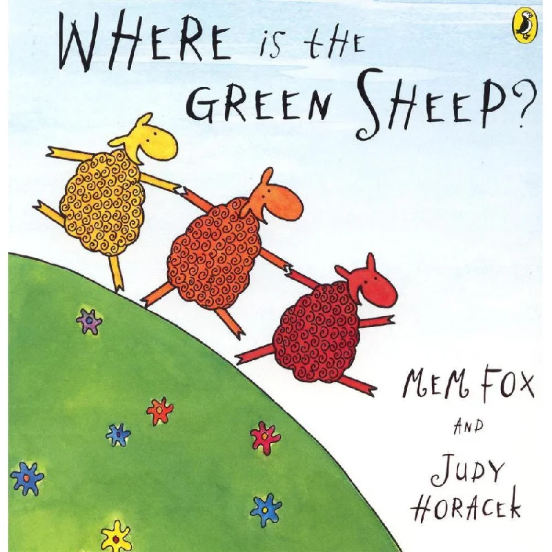 Fun-filled children's books Where is the green sheep? by Fox Mem and Judy Horacek