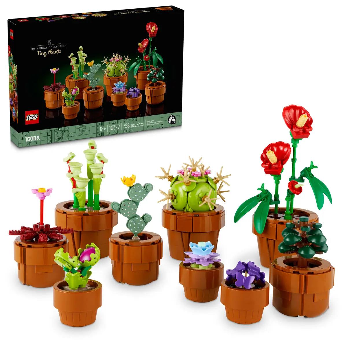 Inspiring creativity and innovation LEGO10329 LEGO ICONS BOTANICAL COLLECTION TINY PLANTS