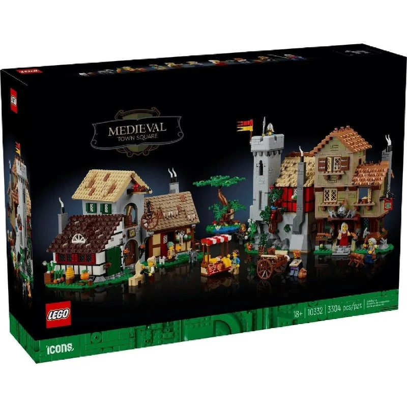 Customizable and personalized LEGO options10332 LEGO ICONS MEDIEVAL TOWN SQUARE
