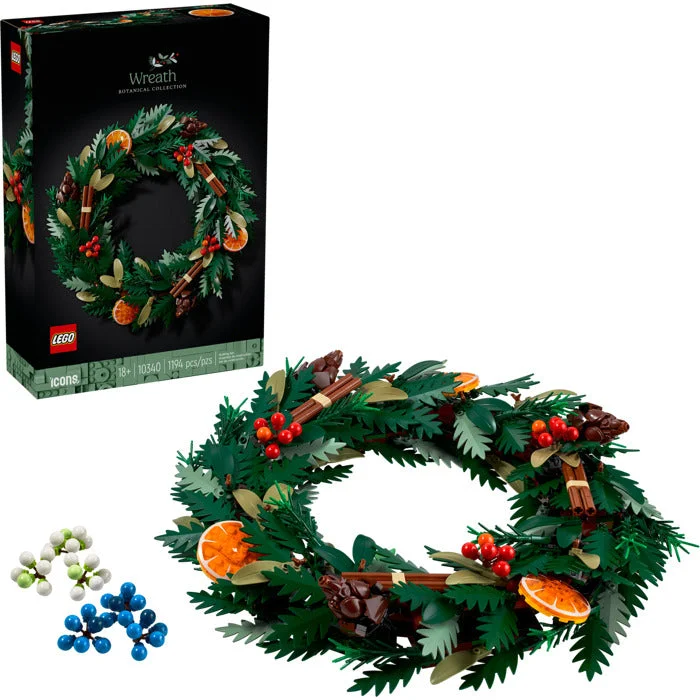 Promoting social skills LEGO play10340 LEGO ICONS WREATH