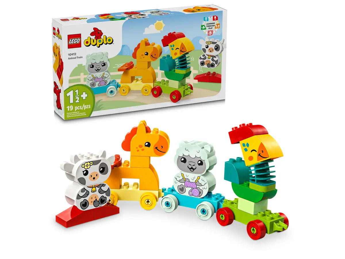 Stimulating and engaging LEGO play10412 LEGO DUPLO ANIMAL TRAIN