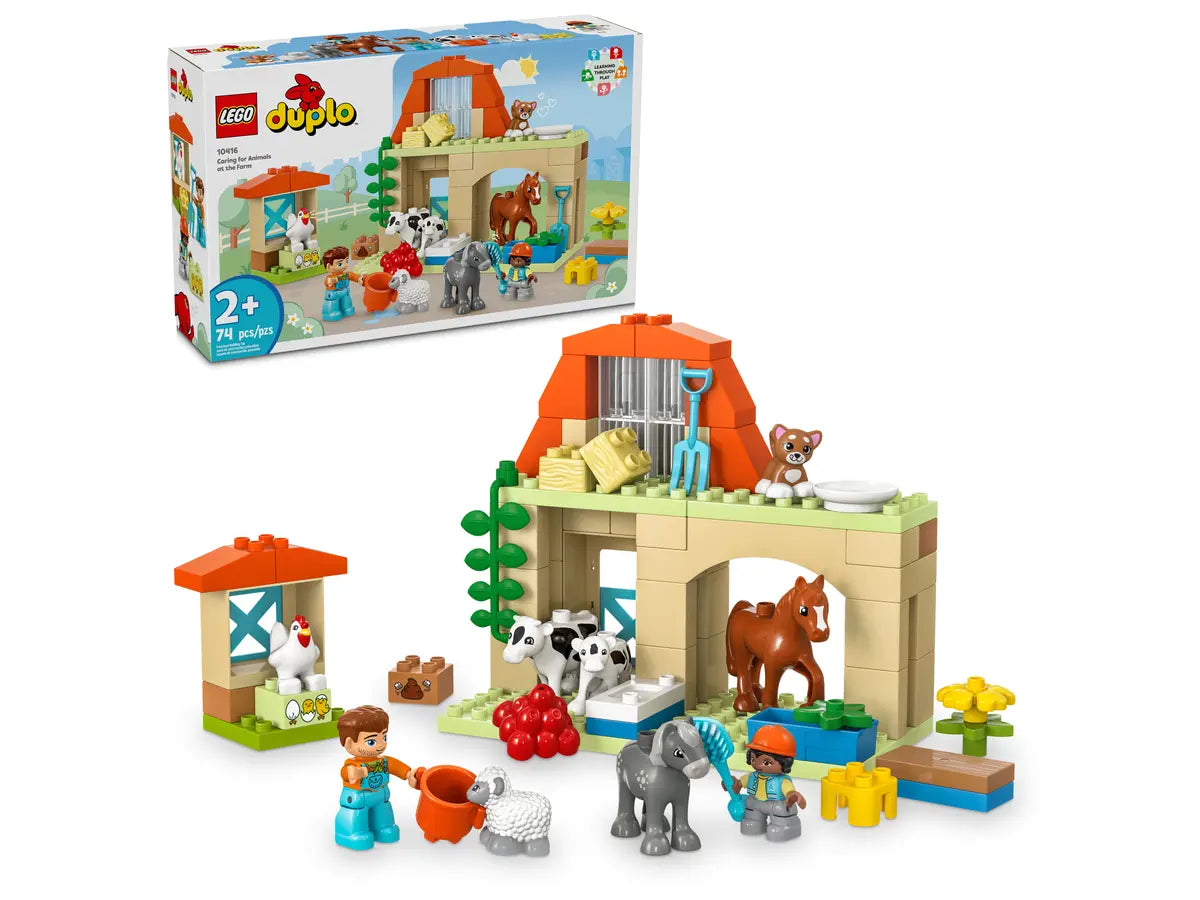 Seamlessly fitting LEGO connections10416 LEGO DUPLO CARING FOR ANIMALS AT THE FARM