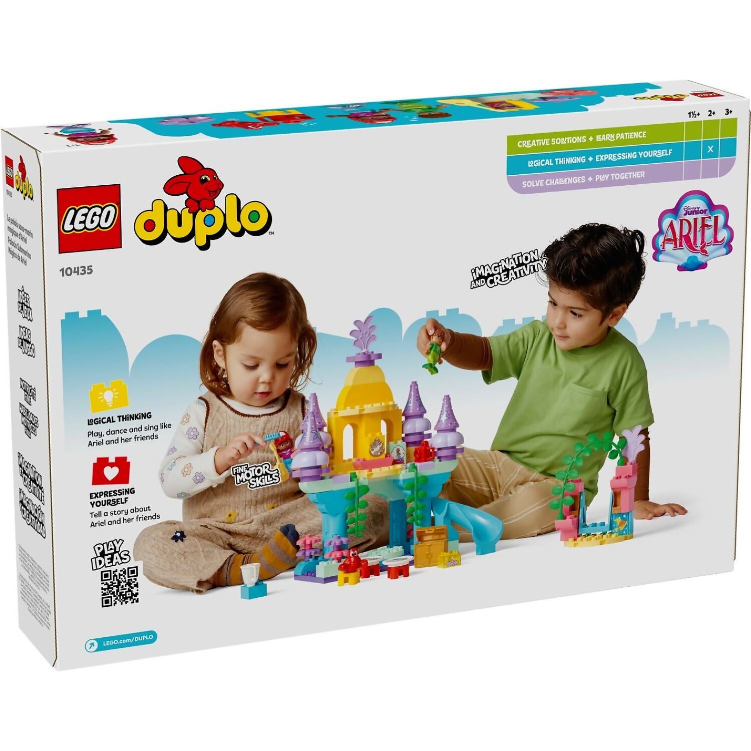 Offering interactive play LEGO10435 LEGO DUPLO DISNEY ARIEL'S MAGICAL UNDERWATER PALACE Offering interactive play LEGO10435 LEGO DUPLO DISNEY ARIEL'S MAGICAL UNDERWATER PALACE