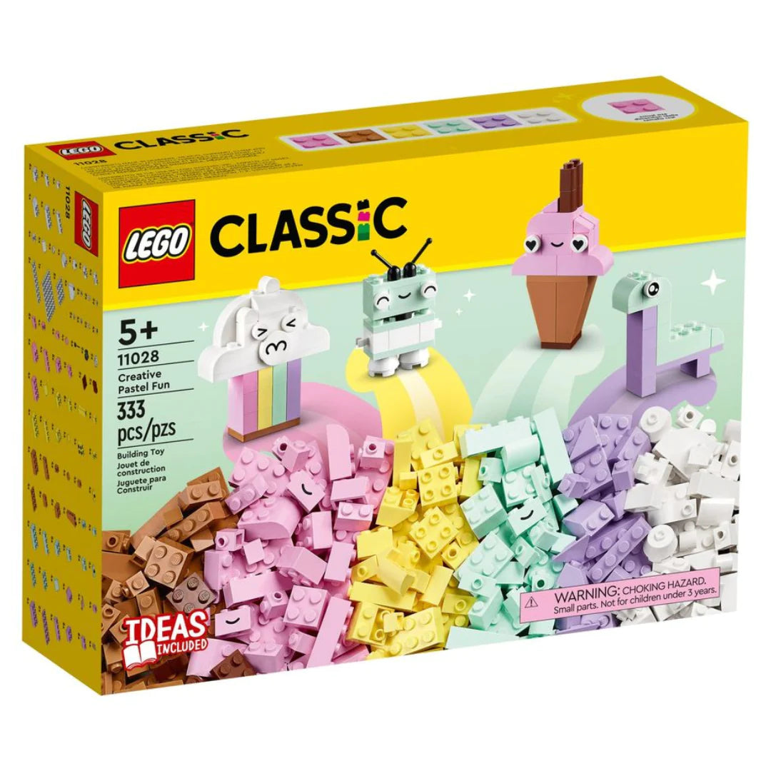 Promoting social skills LEGO play11028 LEGO CLASSIC CREATIVE PASTEL FUN