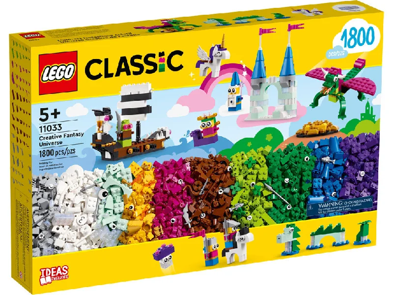 Precisely scaled LEGO miniatures11033 LEGO CLASSIC CREATIVE FANTASY UNIVERSE