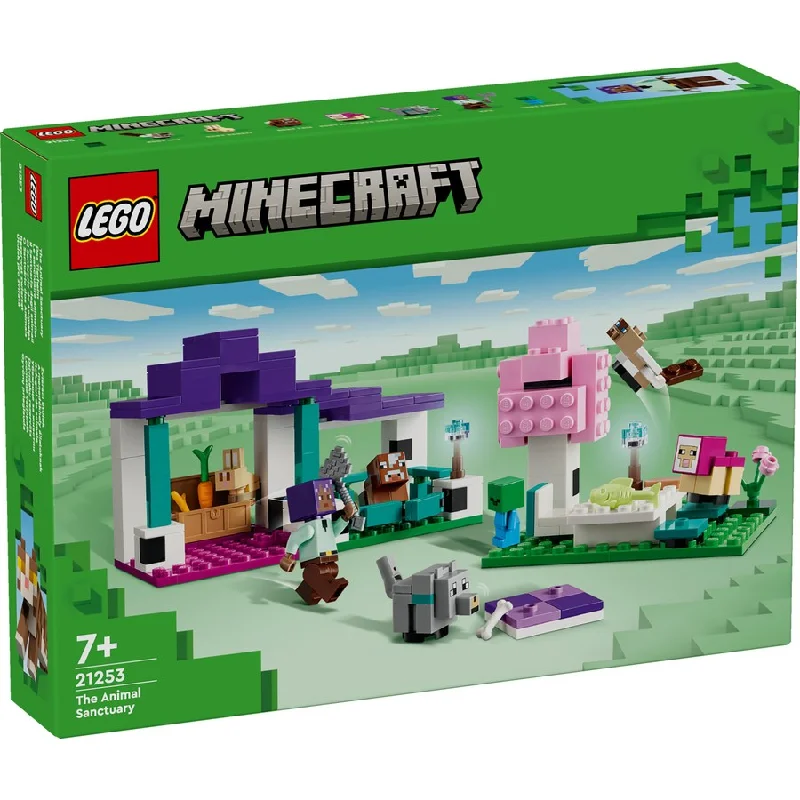 Offering endless possibilities LEGO21253 LEGO MINECRAFT THE ANIMAL SANCTUARY