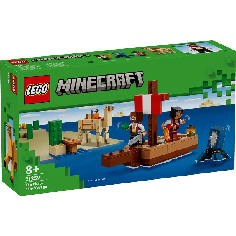Fostering patience and perseverance LEGO21259 LEGO MINECRAFT THE PIRATE SHIP VOYAGE