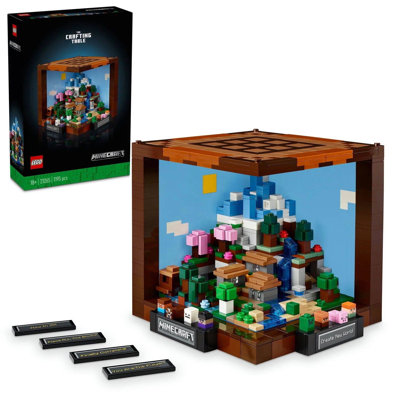 Age-appropriate LEGO toys21265 LEGO MINECRAFT The Crafting Table