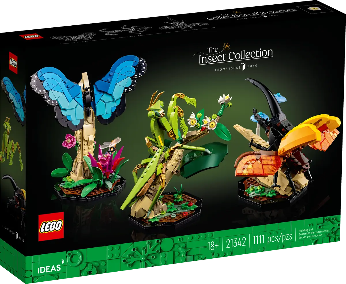 Promoting social skills LEGO play21342 LEGO IDEAS THE INSECT COLLECTION