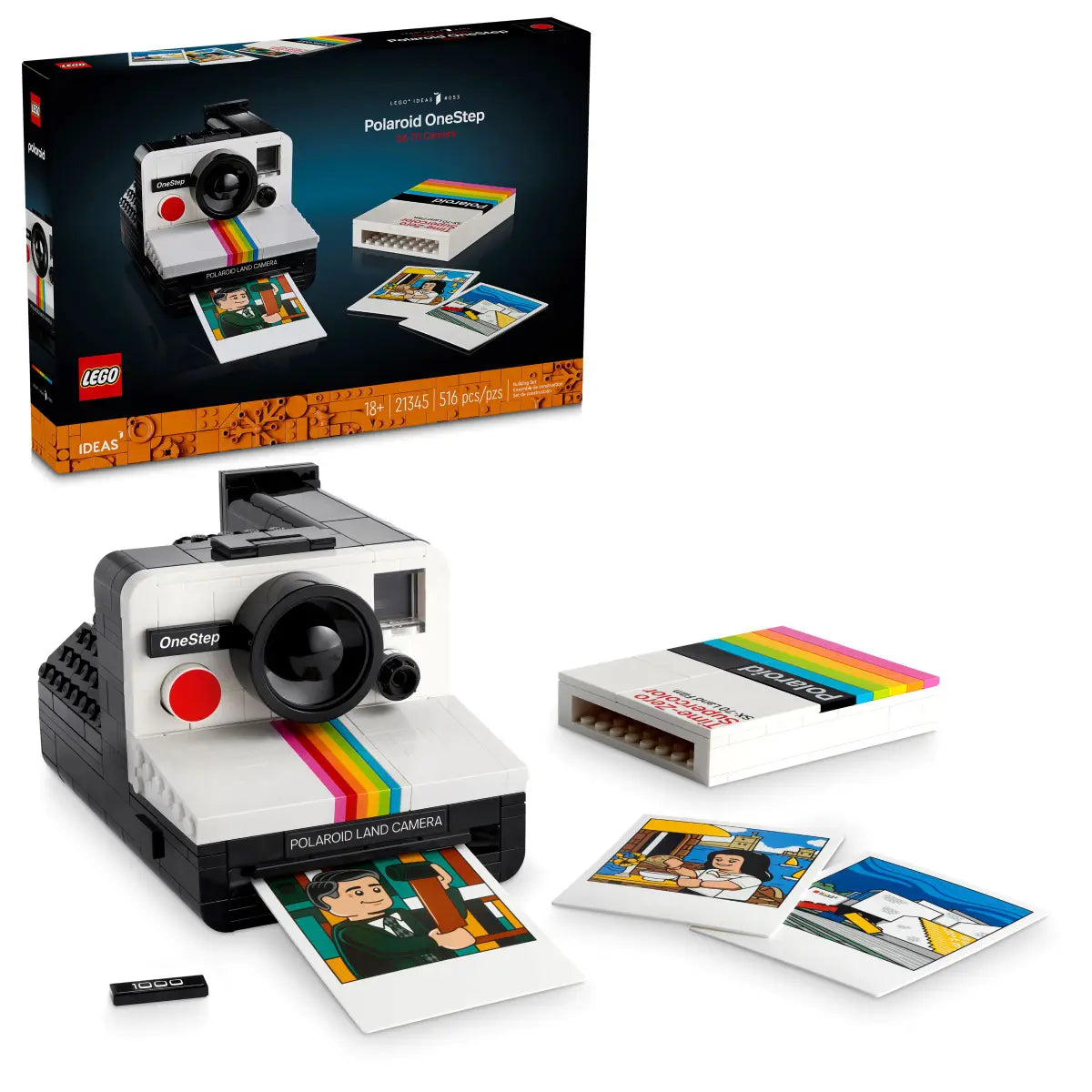 Inspiring architectural interest LEGO21345 LEGO IDEA POLAROID ONESTEP SX-70 CAMERA