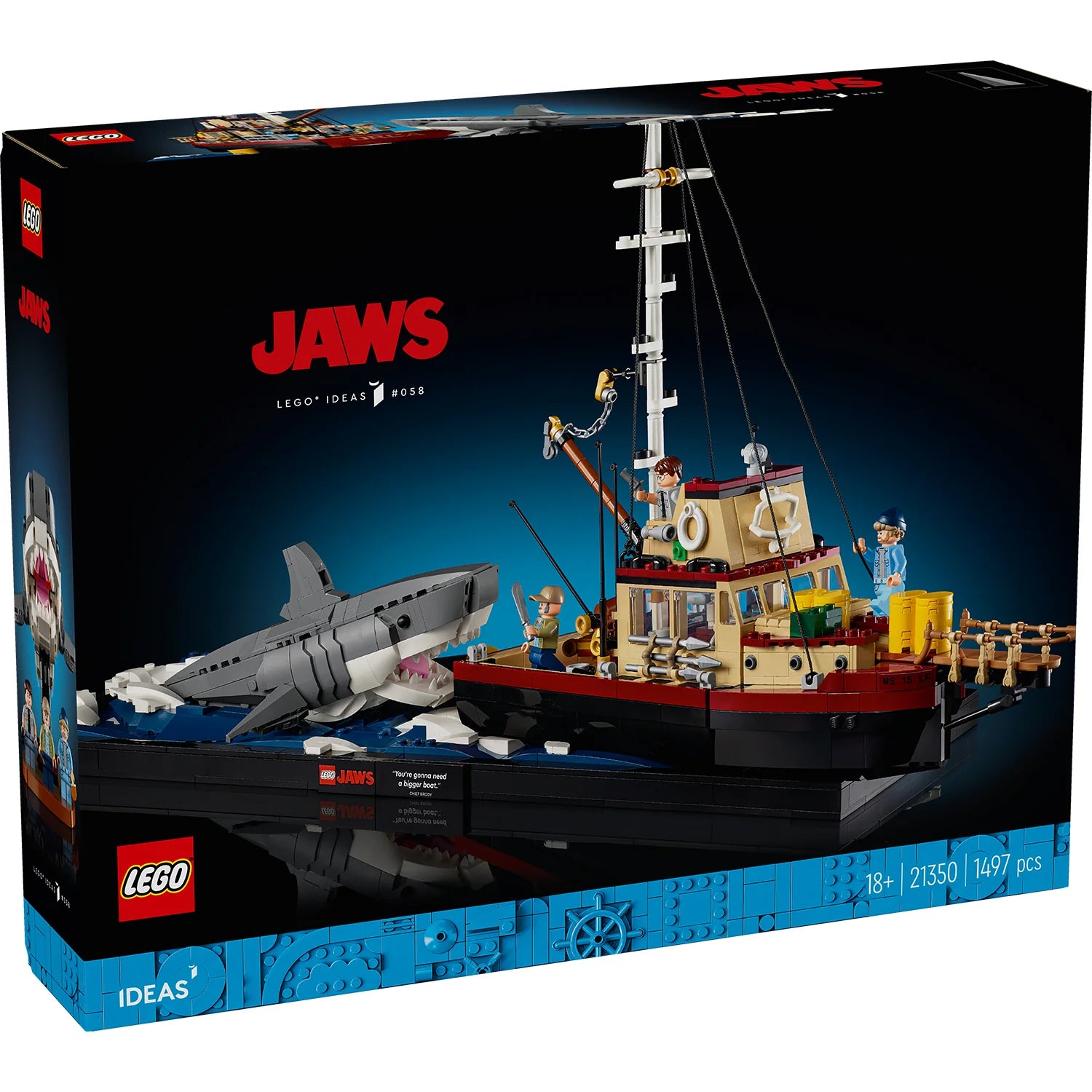 Creatively inspiring LEGO21350 LEGO IDEA JAWS