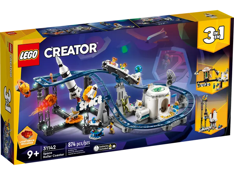 Age-appropriate LEGO toys31142 LEGO CREATOR SPACE ROLLER COASTER