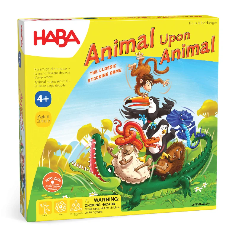 eco-conscious wooden toys that promote sustainability                   Animal Upon Animal Game