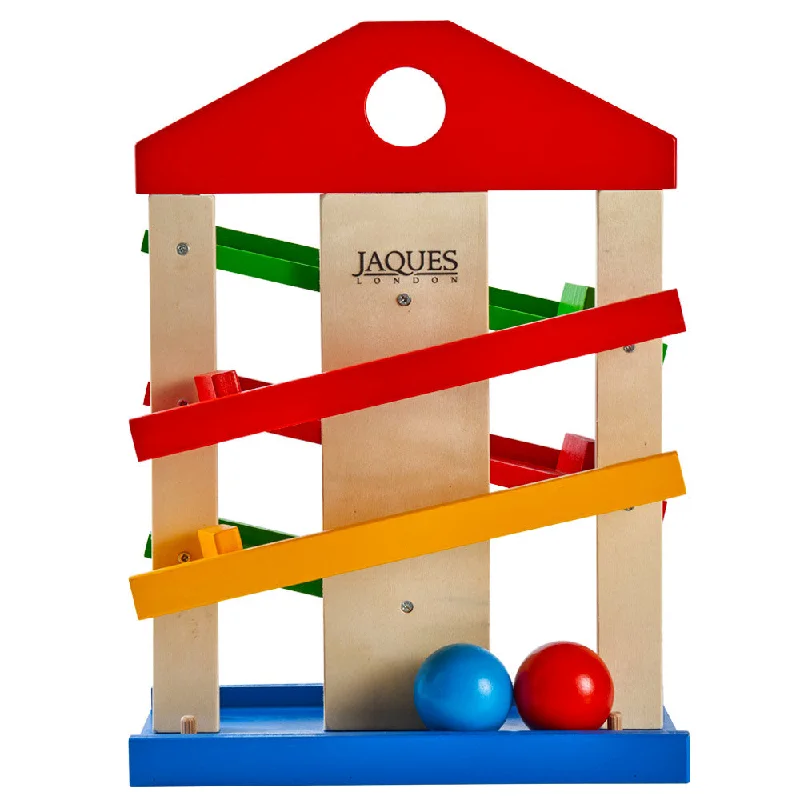 non-toxic wooden toys                   Ball Track - Wooden Ramp Toy