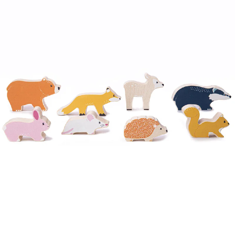 eco-conscious wooden toys that promote sustainability                   Bigjigs Toys Woodland Animal Figures Set