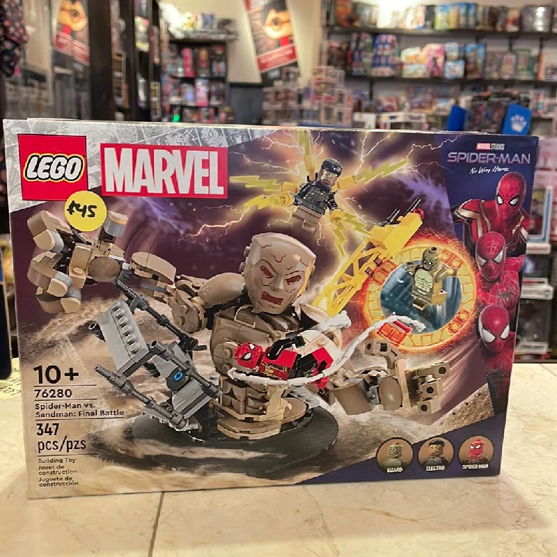 Beautifully crafted LEGO sculpturesBrickhouse 76280 Lego Spider-Man vs Sandman: final battle