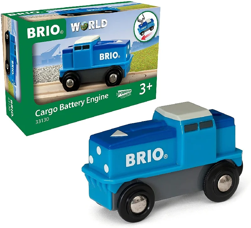 playful wooden toys                  Brio 33130 Cargo Battery Engine