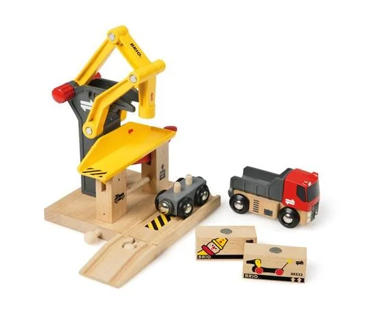 robust and child-safe wooden toys for all ages                   Brio 33280 Freight Goods Station