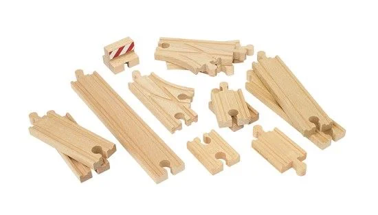 durable wooden toys                  Brio 33394 Starter Track Pack