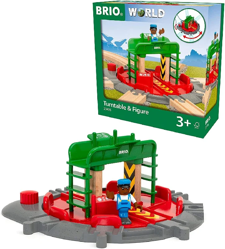durable wooden toys                  Brio 33476 Turntable & Figure