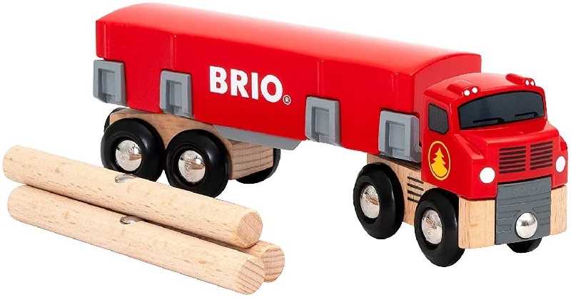 classic wooden toys for kids                Brio 33657 Lumber Truck
