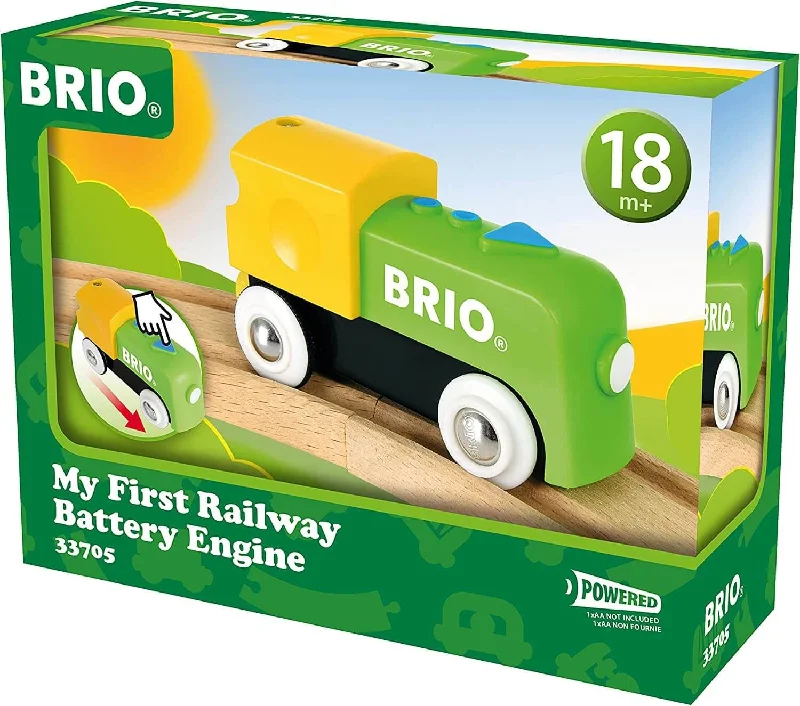 eco-conscious and sustainable wooden toys for children Brio 33705 My First Railway Battery Engine eco-conscious and sustainable wooden toys for children Brio 33705 My First Railway Battery Engine