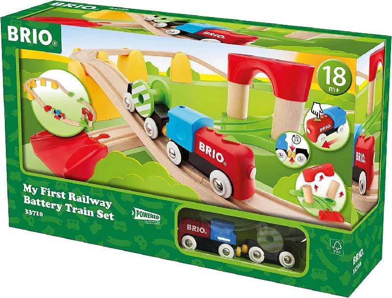 thoughtfully crafted and safe wooden toys Brio 33710 My First Railway Battery Operated Train Set thoughtfully crafted and safe wooden toys Brio 33710 My First Railway Battery Operated Train Set