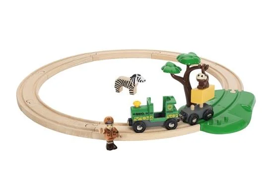 play-value packed wooden toys                   Brio 33720 Safari Railway Set