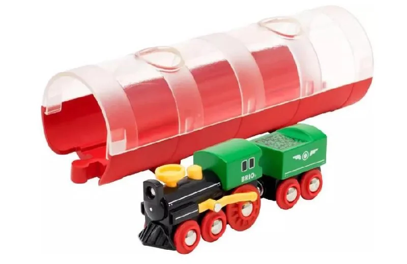 charming wooden toys                   Brio 33892 Tunnel & Steam Train