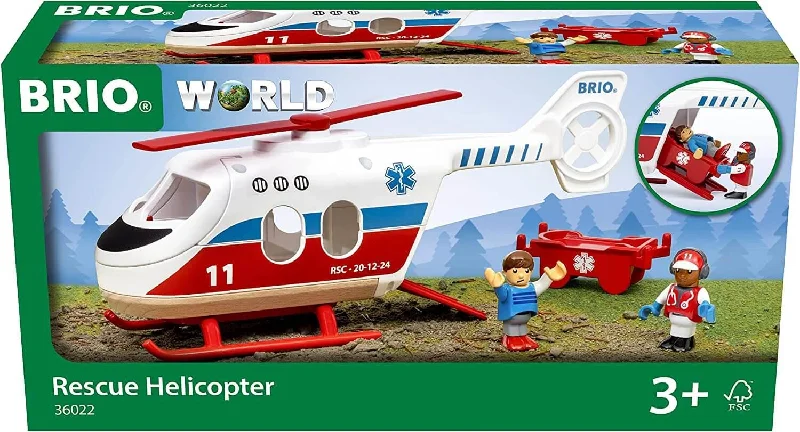 safe and non-toxic wooden toys that parents can trust                   Brio 36022 Rescue Helicopter