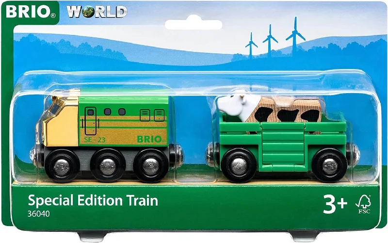 sturdy and durable wooden toys for rough play                   Brio 36040 Special Edition Train 2023