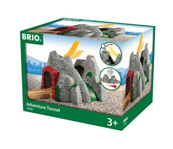 eco-friendly and safe wooden toys                   Brio 33481 Adventure Tunnel