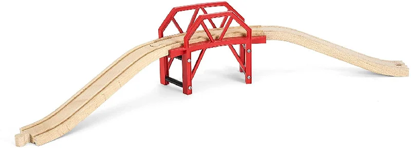 educational wooden toys                   Brio 33699 Curved Bridge