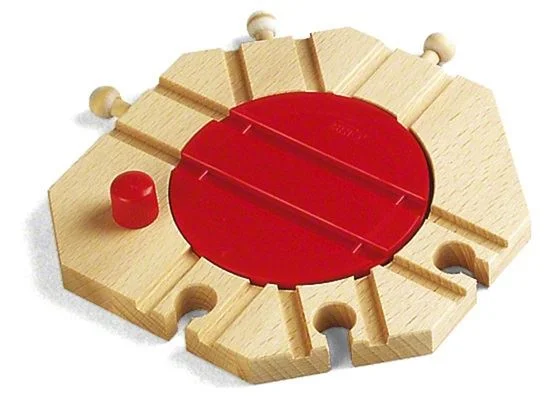 robust and durable wooden toys that withstand the test of time                   Brio 33361 Mechanical Turntable