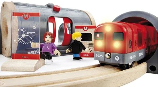 enchanted wooden toys                   Brio Metro Railway Set