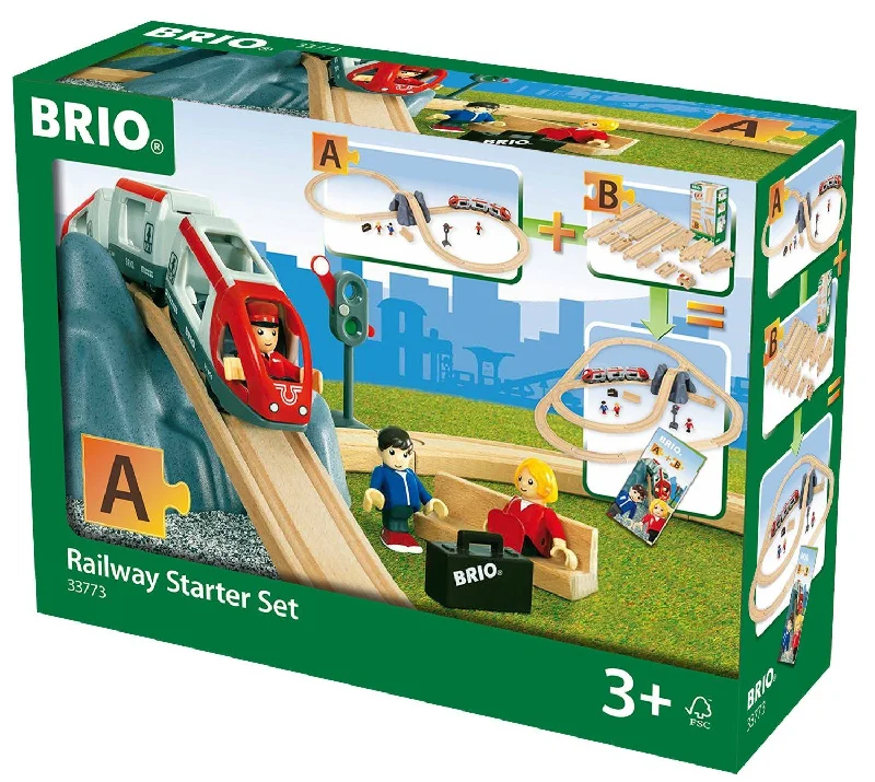 thoughtfully designed wooden toys              Brio Railway Starter Set (33773)