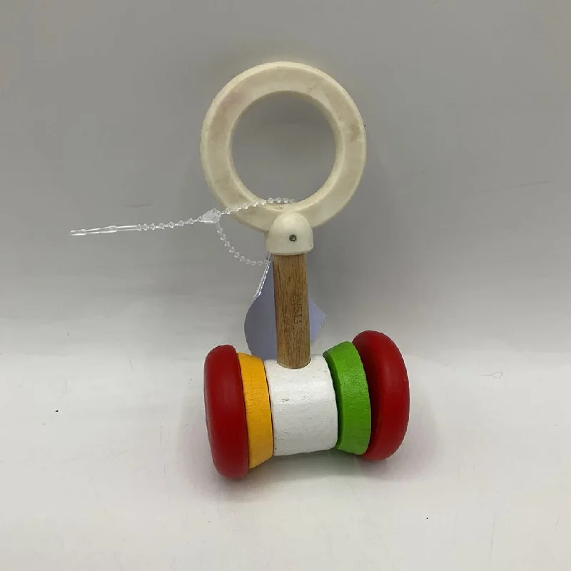 sturdy and long-lasting wooden toys for active play                   Brio Wooden Rattle Hammer