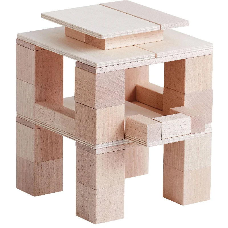 delightful wooden toys for children                   Clever Up! Building Block System 3.0