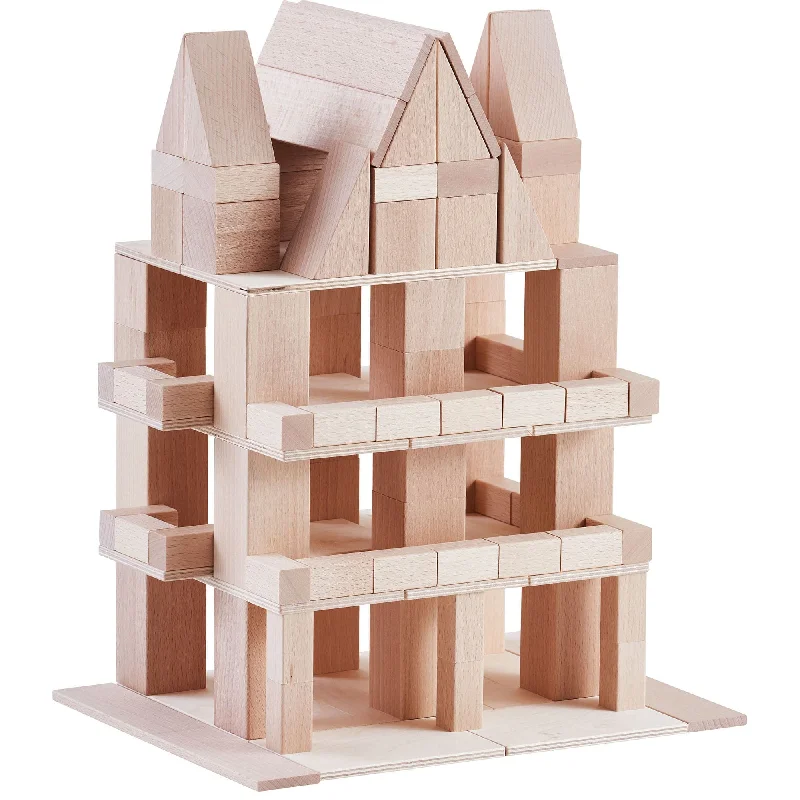 tactile wooden toys                   Clever Up! Building Block System 4.0