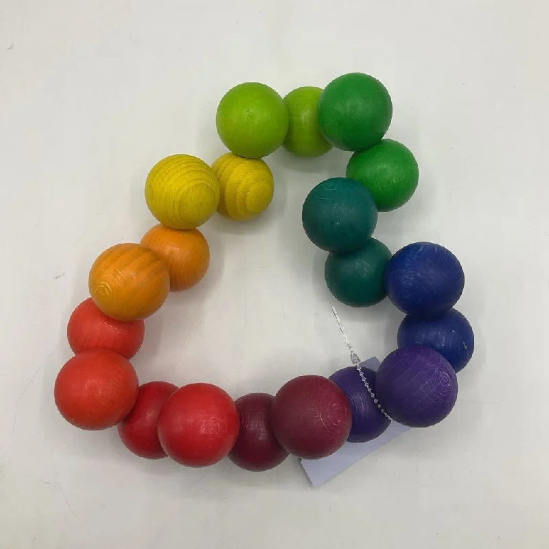 thoughtfully designed wooden toys              Colorful Wooden Ball Rattle Toy