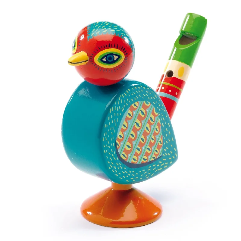 eco-conscious wooden toys that promote sustainability                   Djeco: Animambo Bird Whistle